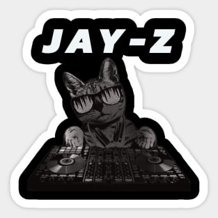 Jay-Z / Funny Cat Style Sticker